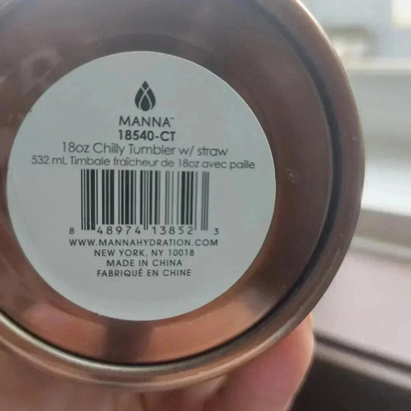 🎁FREEw/Purchase | Manna  Brown/Bronze Chilly Tumbler with Straw and Lid 18 oz - Picture 5 of 13